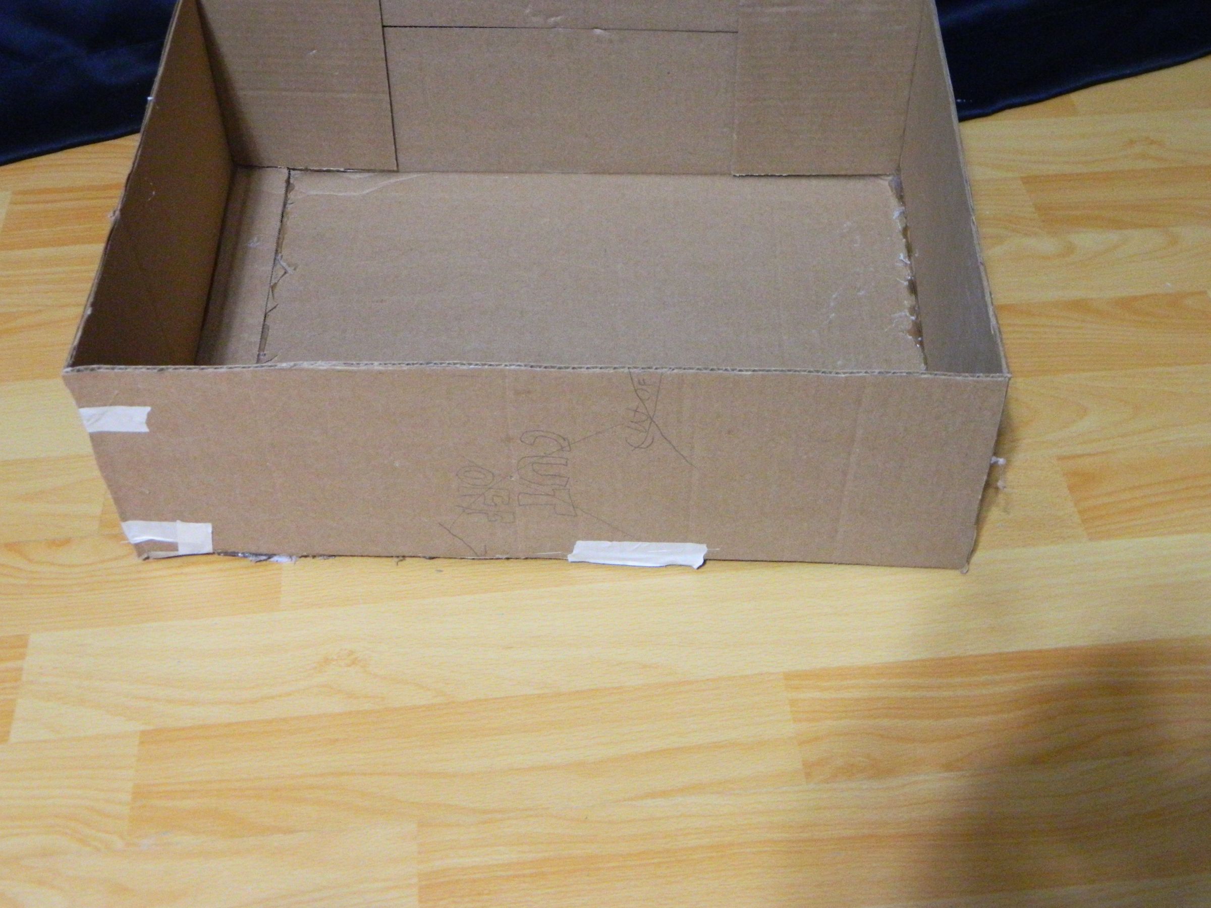 DIY Cardboard Nightstand 9 Steps Instructables