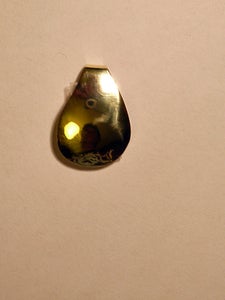Brass Teardrop Pendant