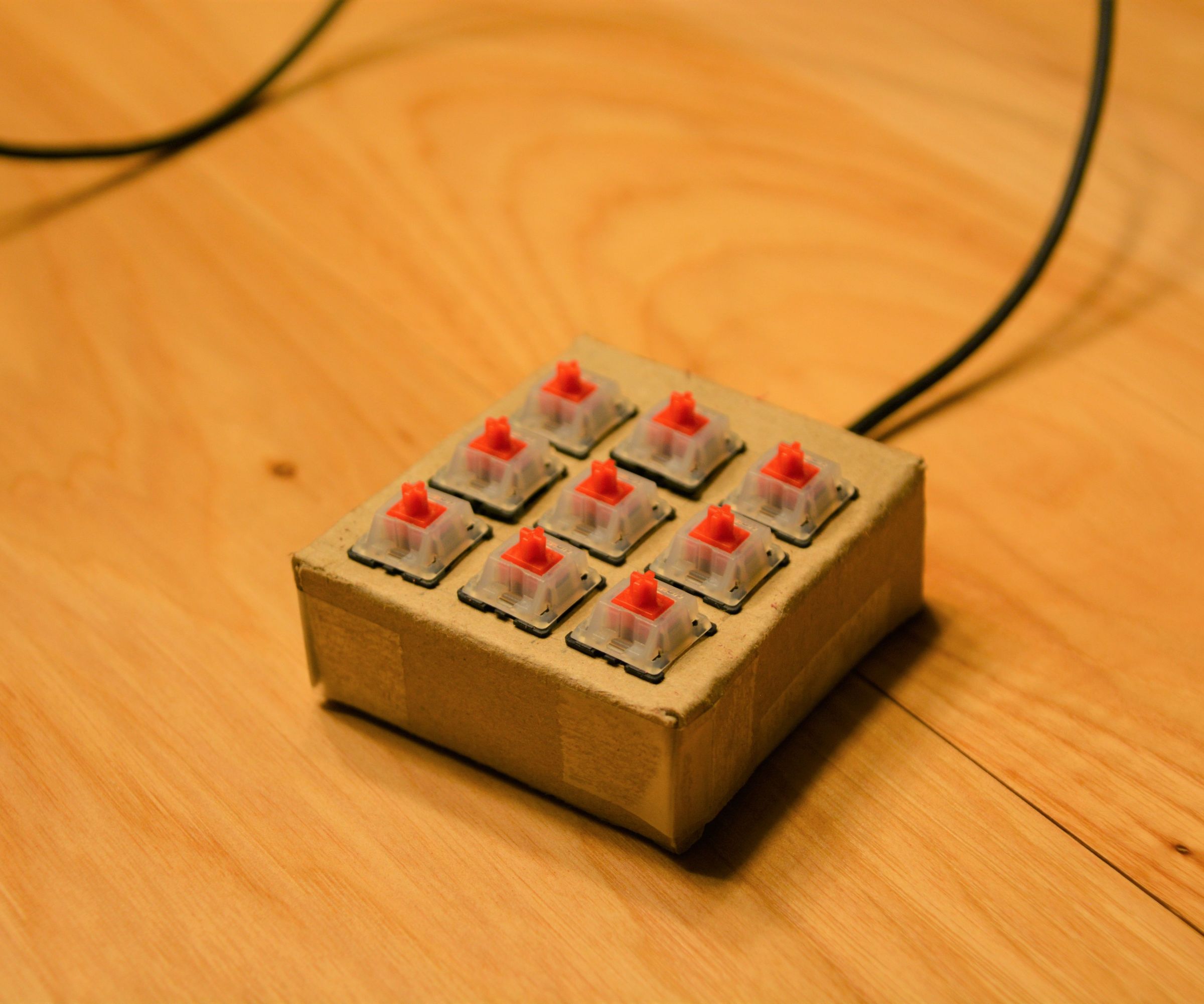 Cardboard Programmable Keypad