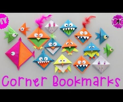 DIY CORNER BOOKMARKS - EASY & FUN!