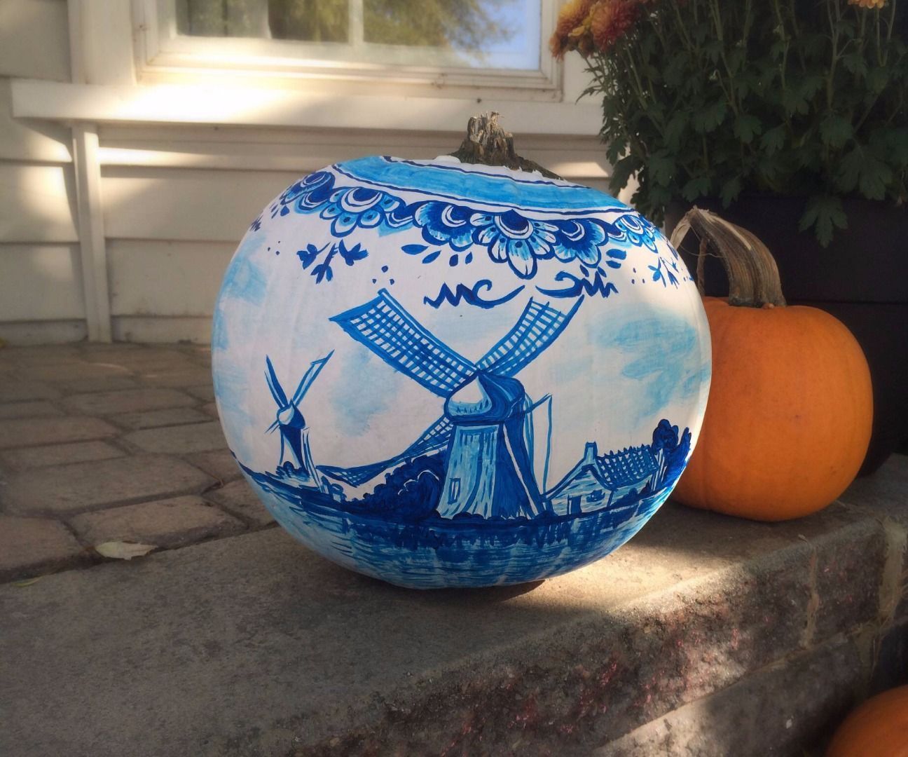 Dutch Pottery Pumpkin
