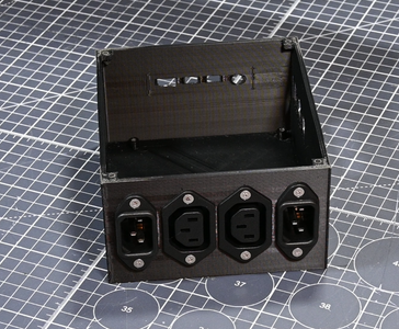 Mount the IEC Sockets in the Case