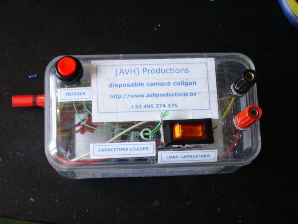 Disposable Camera Coilgun