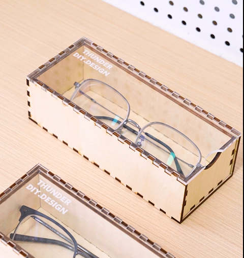 How to Make a Special Wooden Glasses Case With Laser Machine