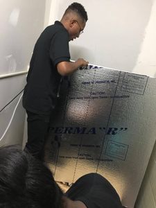 Apply Your Compression Material to the Walls That You Desire