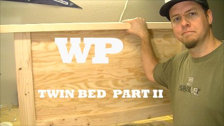 How to Make a Twin Bed - Part II the Headboard