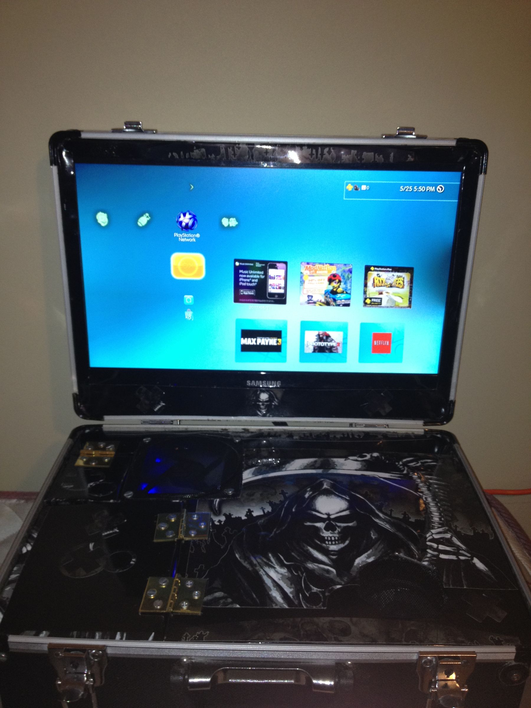 my homemade ps3 portable