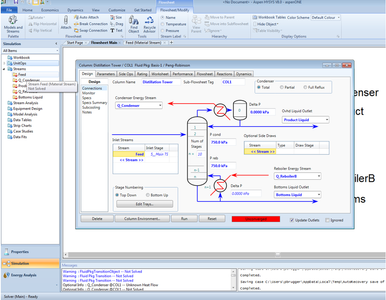 Modeling a Distillation Tower in HYSYS : 12 Steps - Instructables