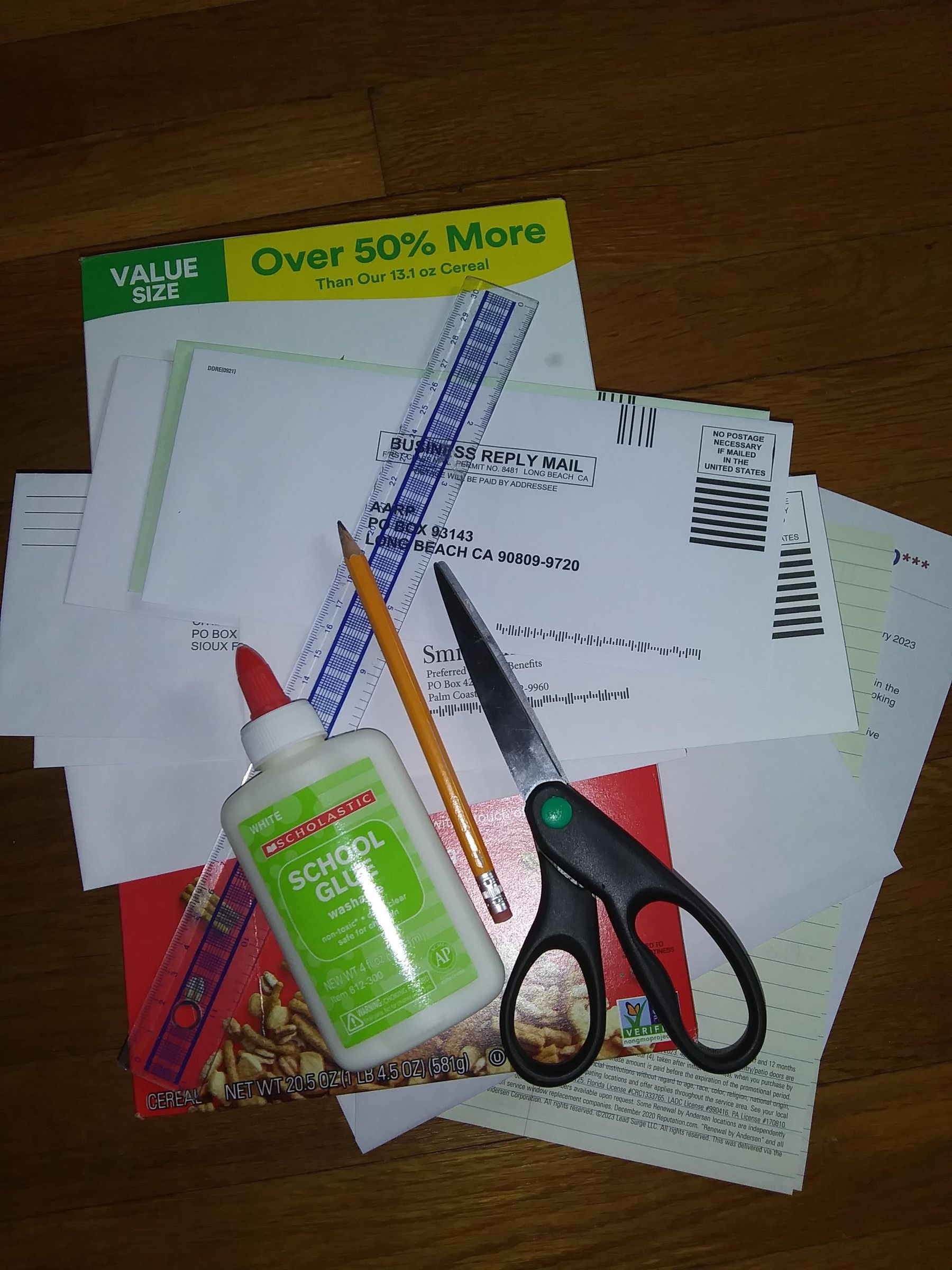 Recycled Envelope Organizer 4 Steps Instructables