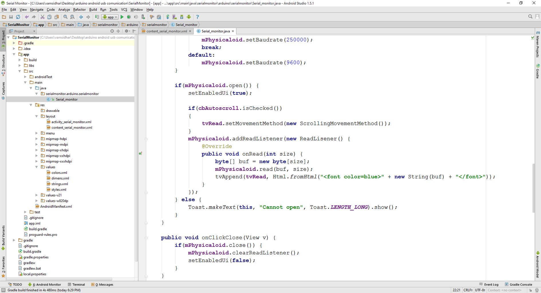 Arduino Android USB Serial Communication With OTG Cable : 11 Steps ...