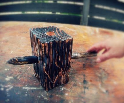 Primitive Candle Holder