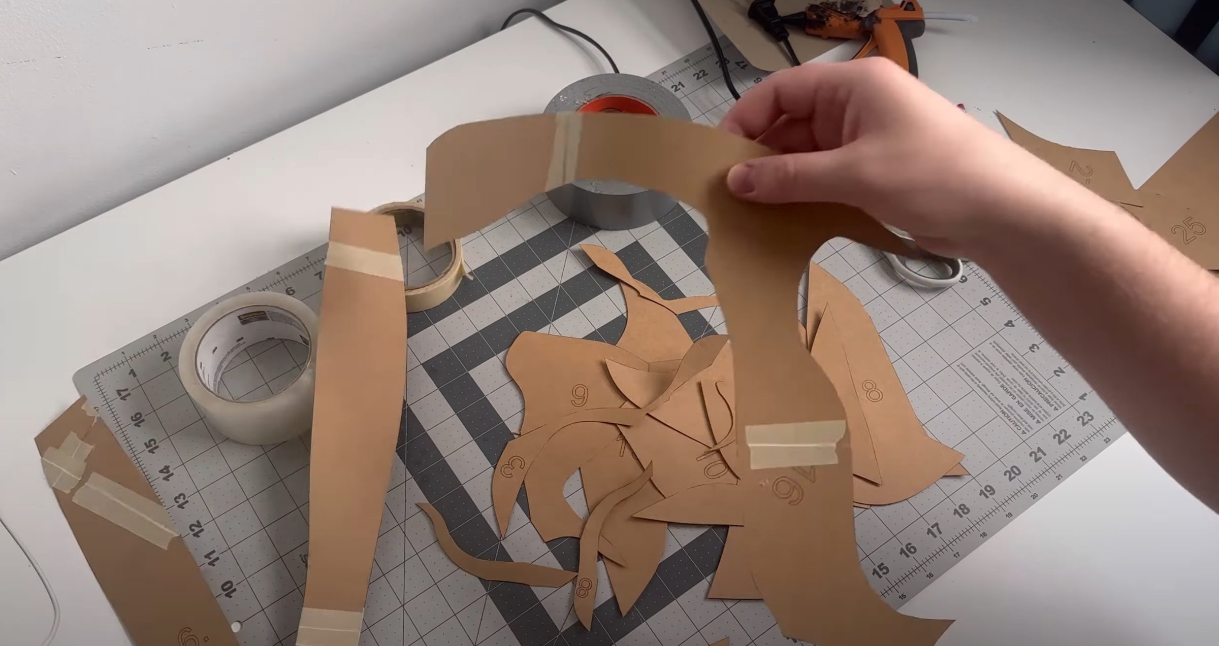 Cut Out the Pieces.