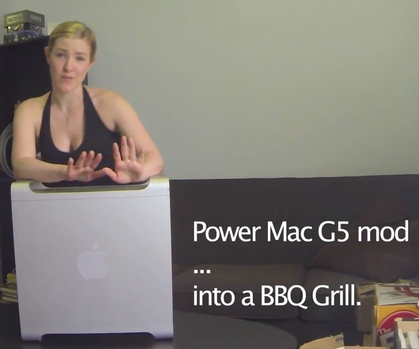 Mac G5 Grill Mod ... Turn Mac G5 Tower Into a BBQ Grill