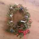 How to Make a Wreath Out of a Tree Branch