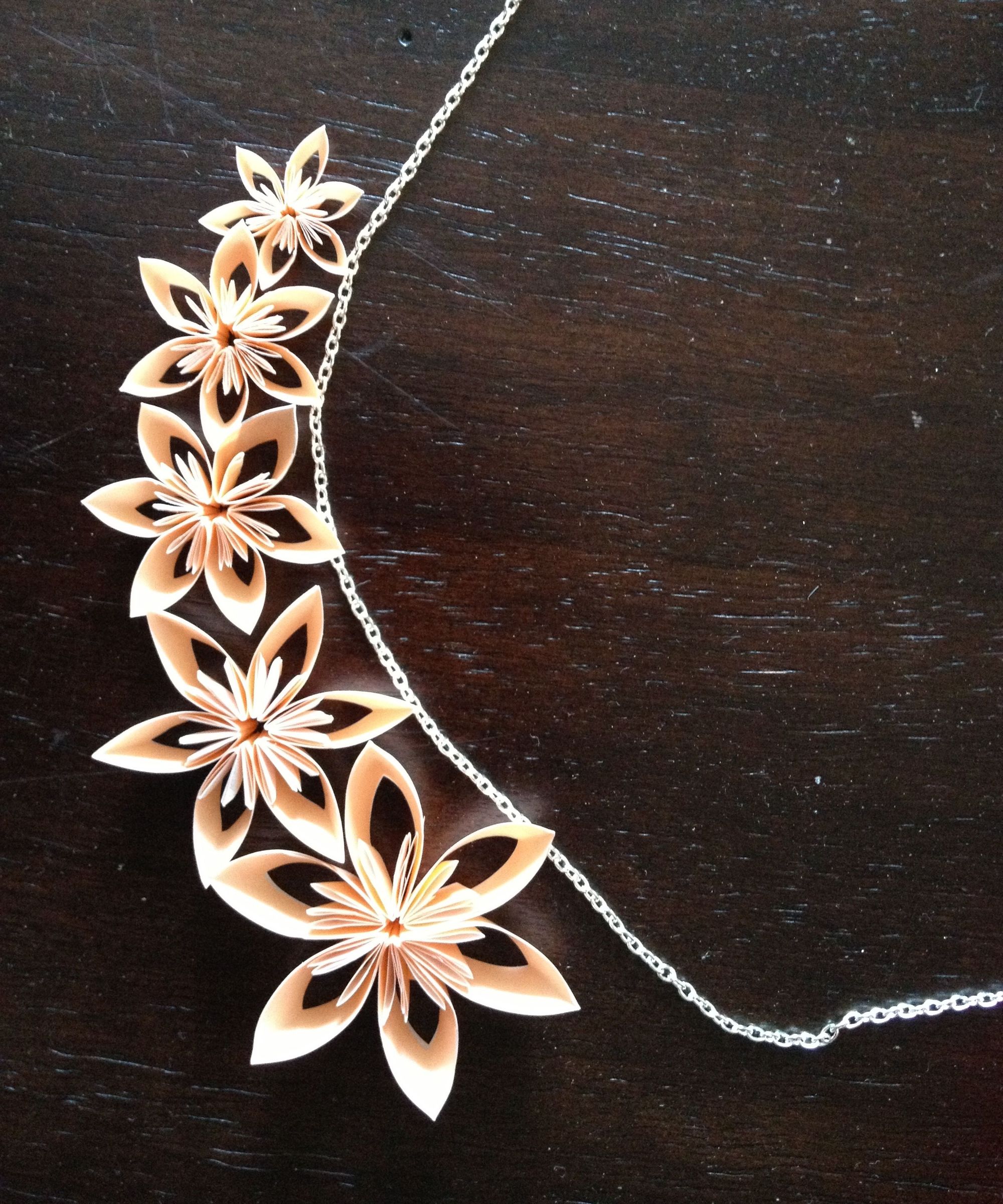 Kusudama Origami Wedding Party Jewelry Set