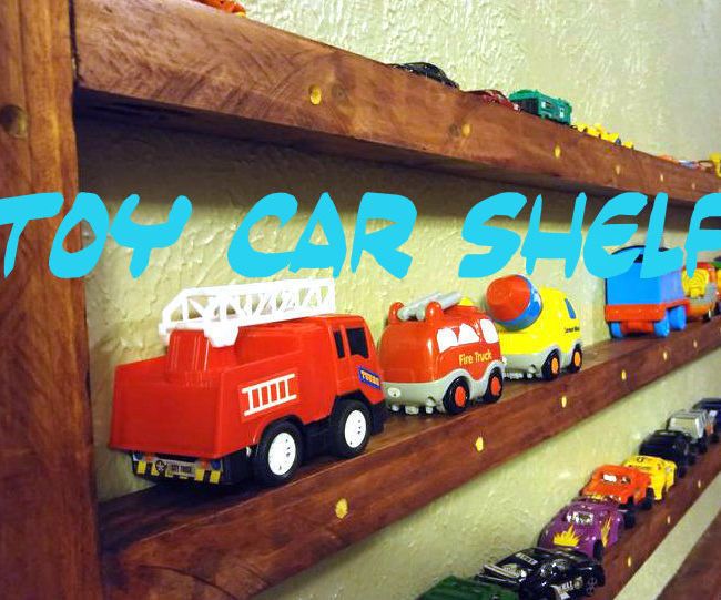 Toy Car Shelf (Made From 2" X 4"s)