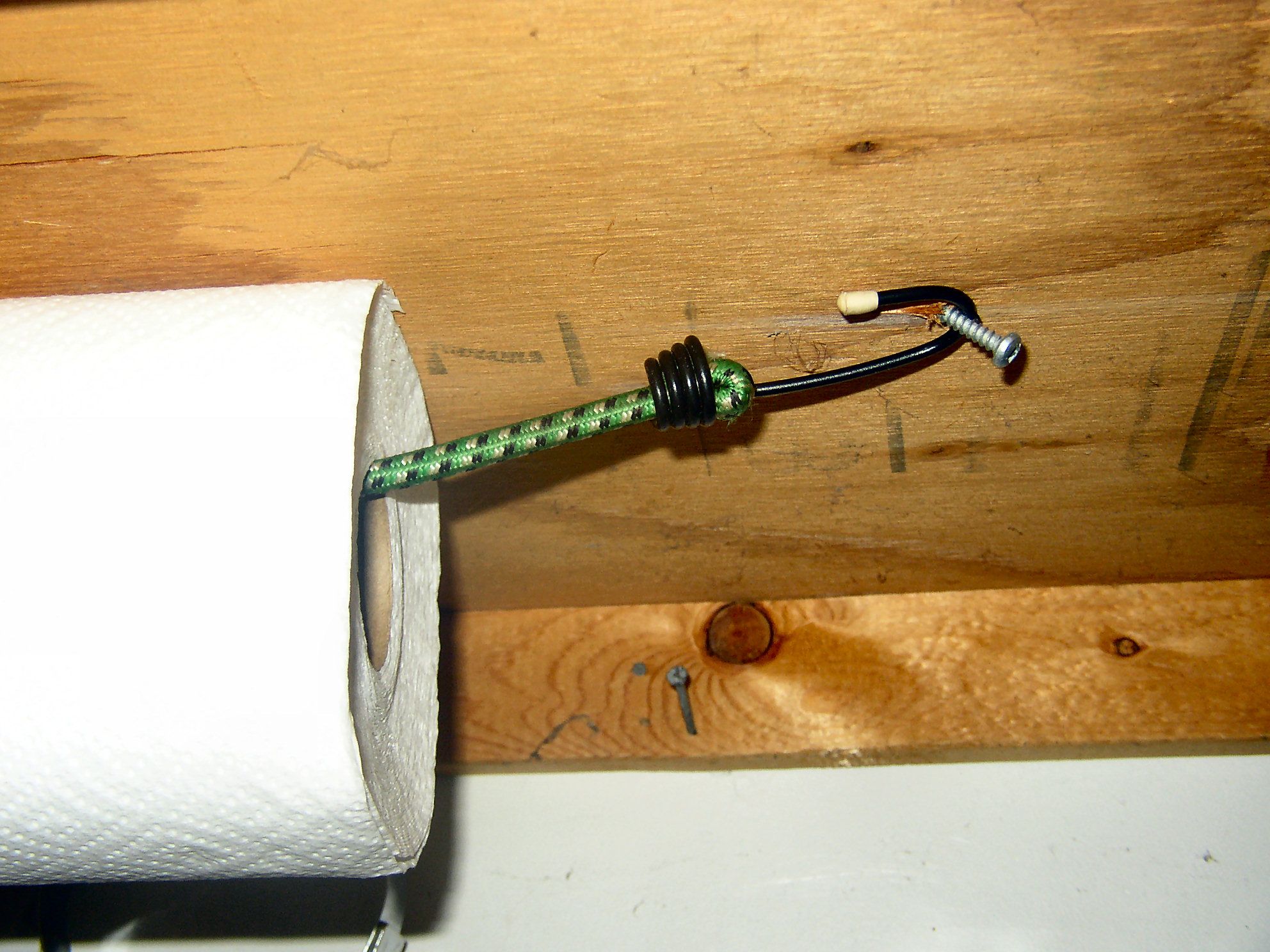 Bungee Paper Towel Holder Instructables