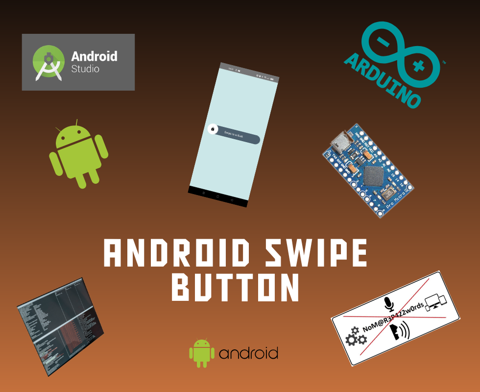 Login Device With Android Swipe Button and a Leonardo Board, No More Passwords, No More Logins.