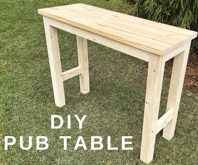 DIY Pub Table 5 Steps Instructables
