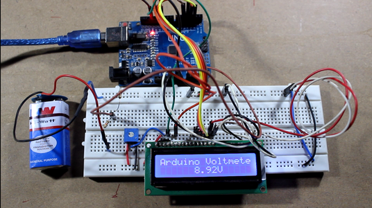 How to Make Simple DC Voltmeter Using Arduino UNO : 4 Steps (with ...