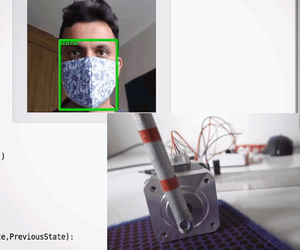 Mask Detection on Raspberry Pi With Stepper Motor Access Control