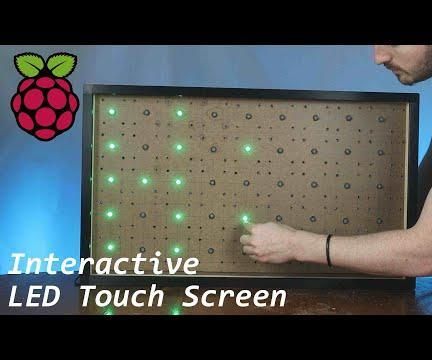 Interactive LED Touch Screen Using the Raspberry Pi