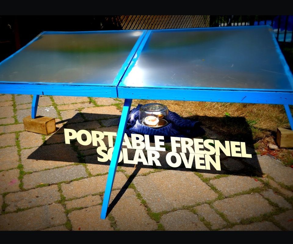 Portable Fresnel Solar Oven