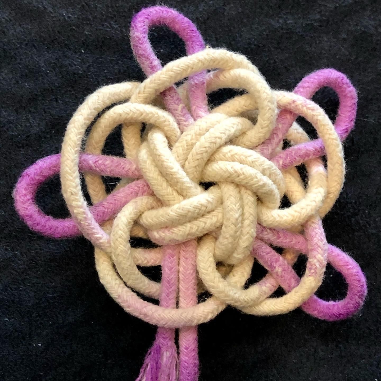 Mat Faced Good Luck Knots 5 Steps Instructables