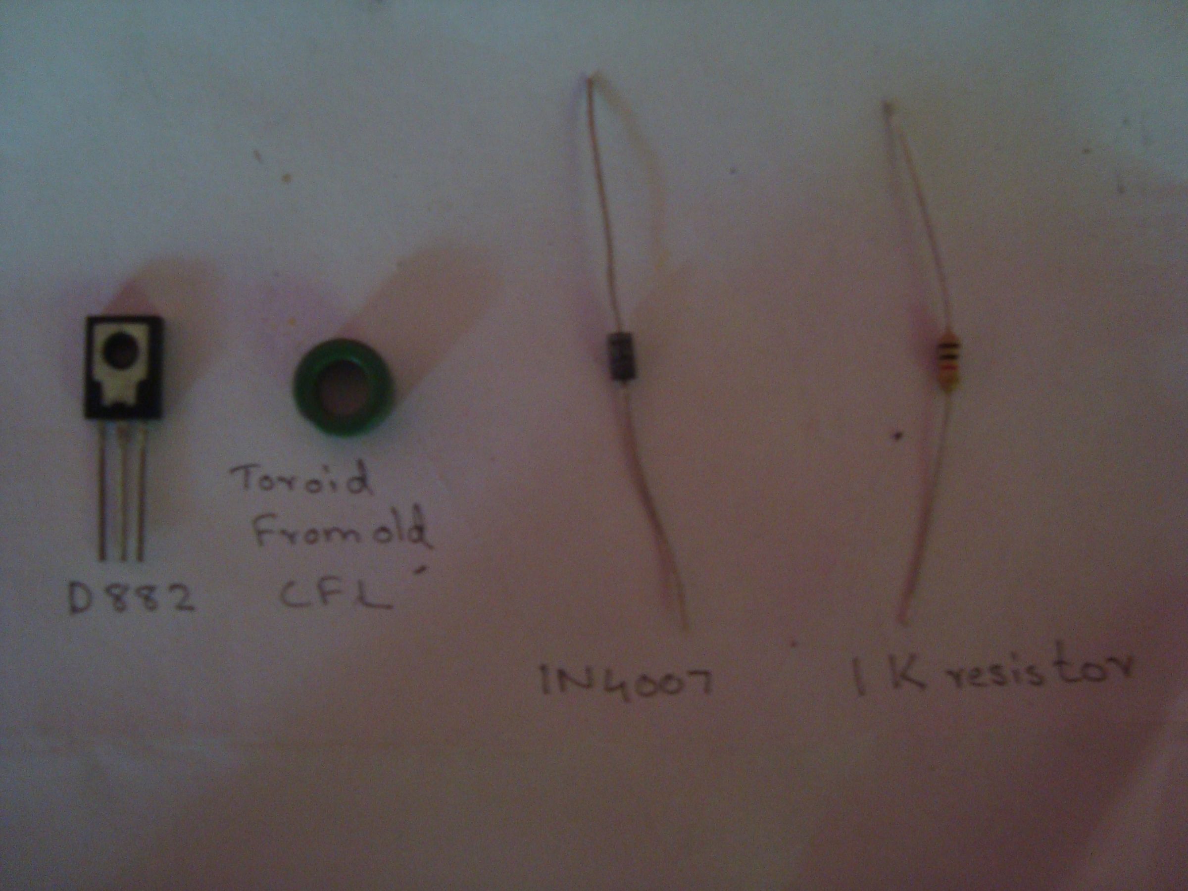 HOW TO MAKE a JOULE THEIF (CAPACITOR CHARGER) 4 Steps Instructables