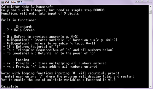 Build a Batch Calculator + Advanced Calculator V0.8 : 3 Steps ...