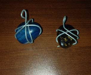 Wire and Rock Neclace