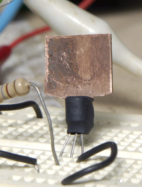 DIY Heatsink for Small Transistors