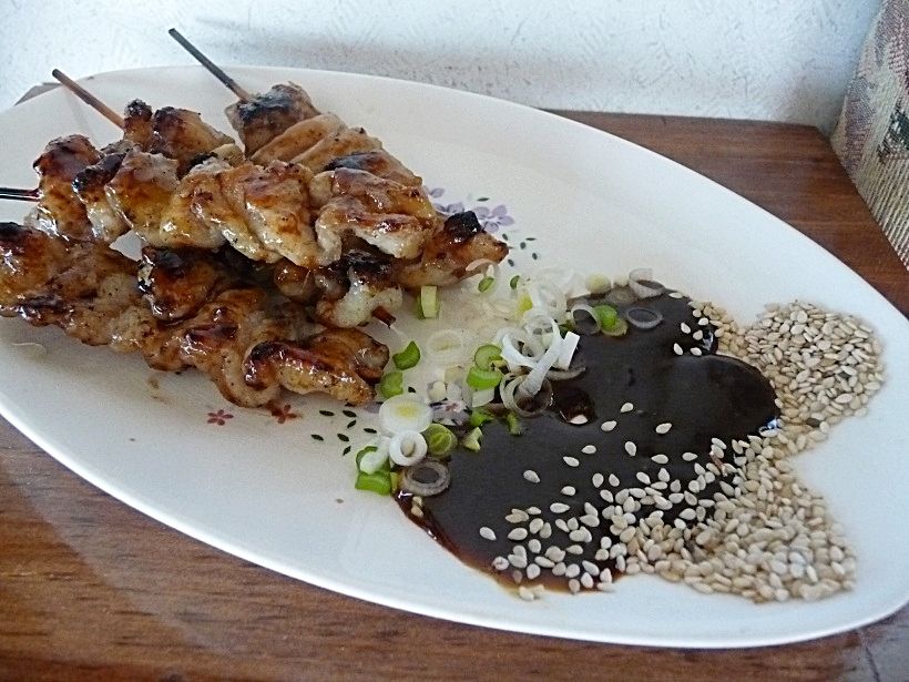 Sea Scallop Satay With Coconut Peanut Sauce