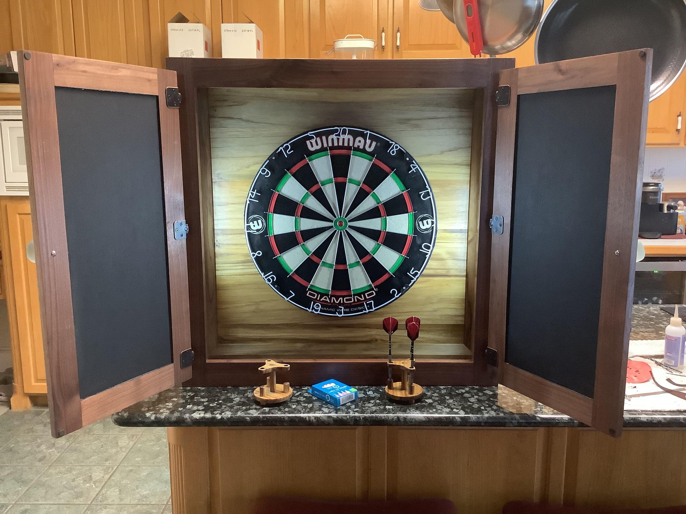 Delux Dart Board Cabinet Set : 10 Steps (with Pictures) - Instructables