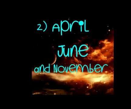 Calendar Hack: How to Know the Days of the Month by Reciting a Poem 2016