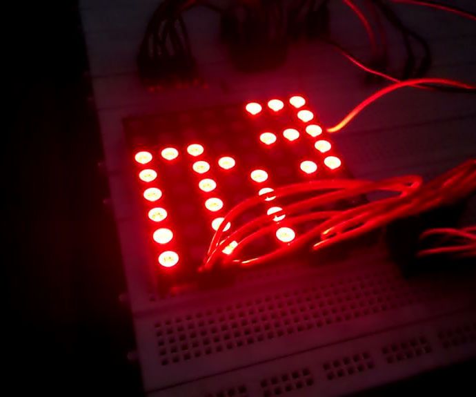 Intel Galileo Interactive LED Matrix