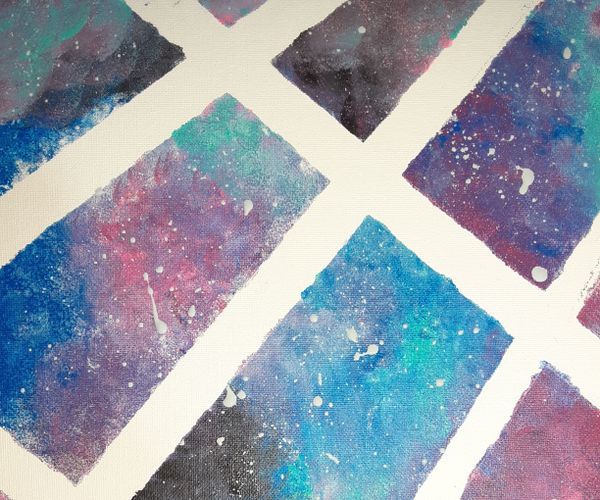 Masking Tape Painting