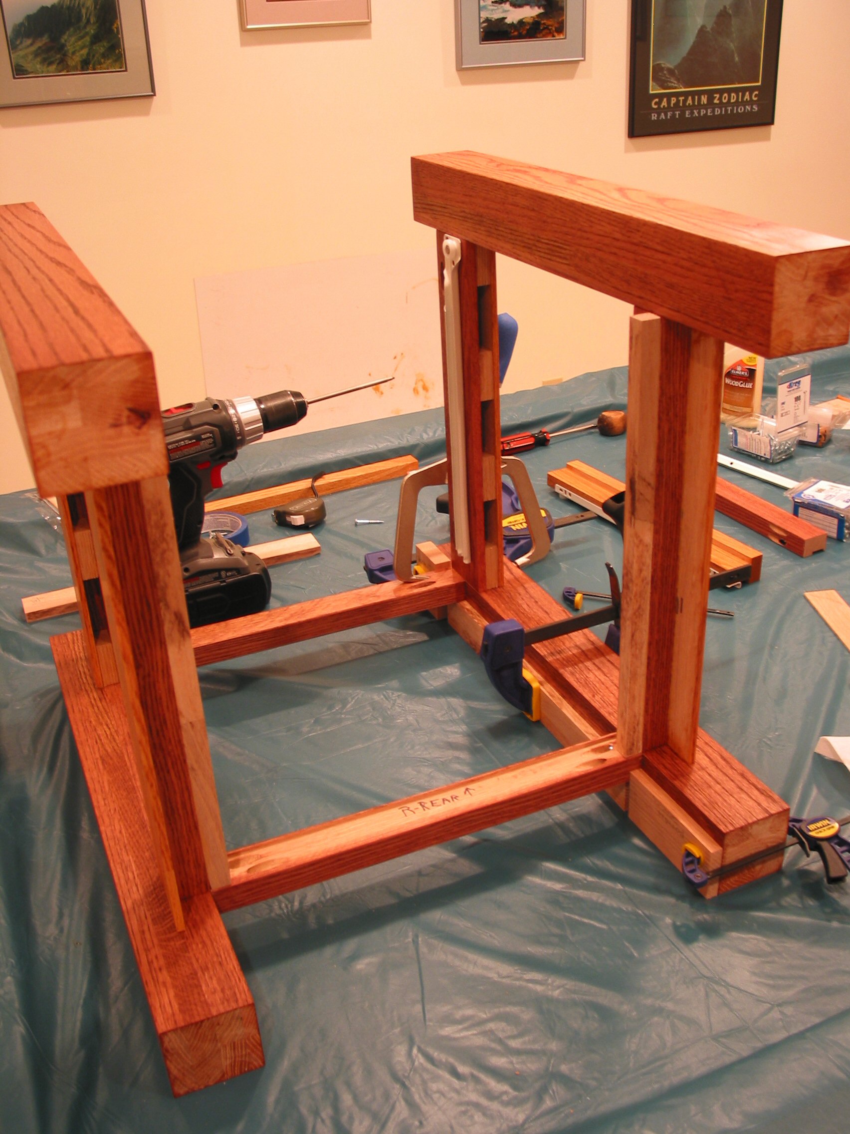 Oak & Glass Display Top End Table 13 Steps (with Pictures