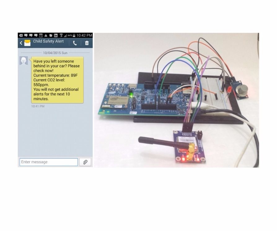 Alert system for children or pets trapped inside motor vehicles.