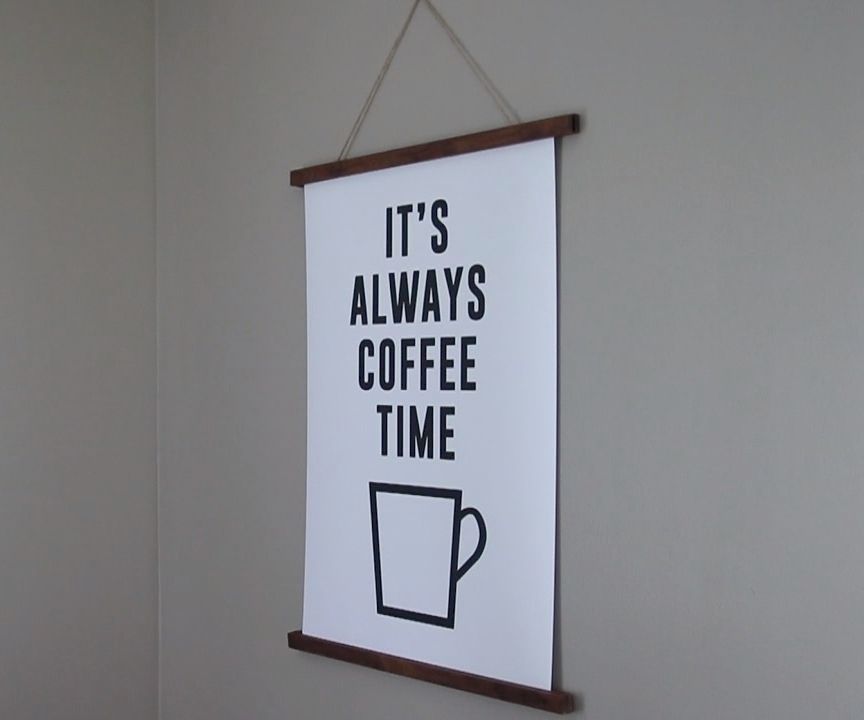 DIY Poster Hanger