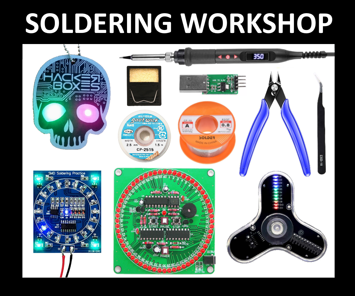HackerBox Soldering Workshop