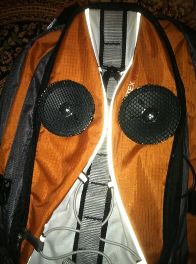 MP3 Backpack Speakers