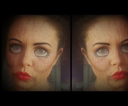Wooden Doll Halloween Makeup