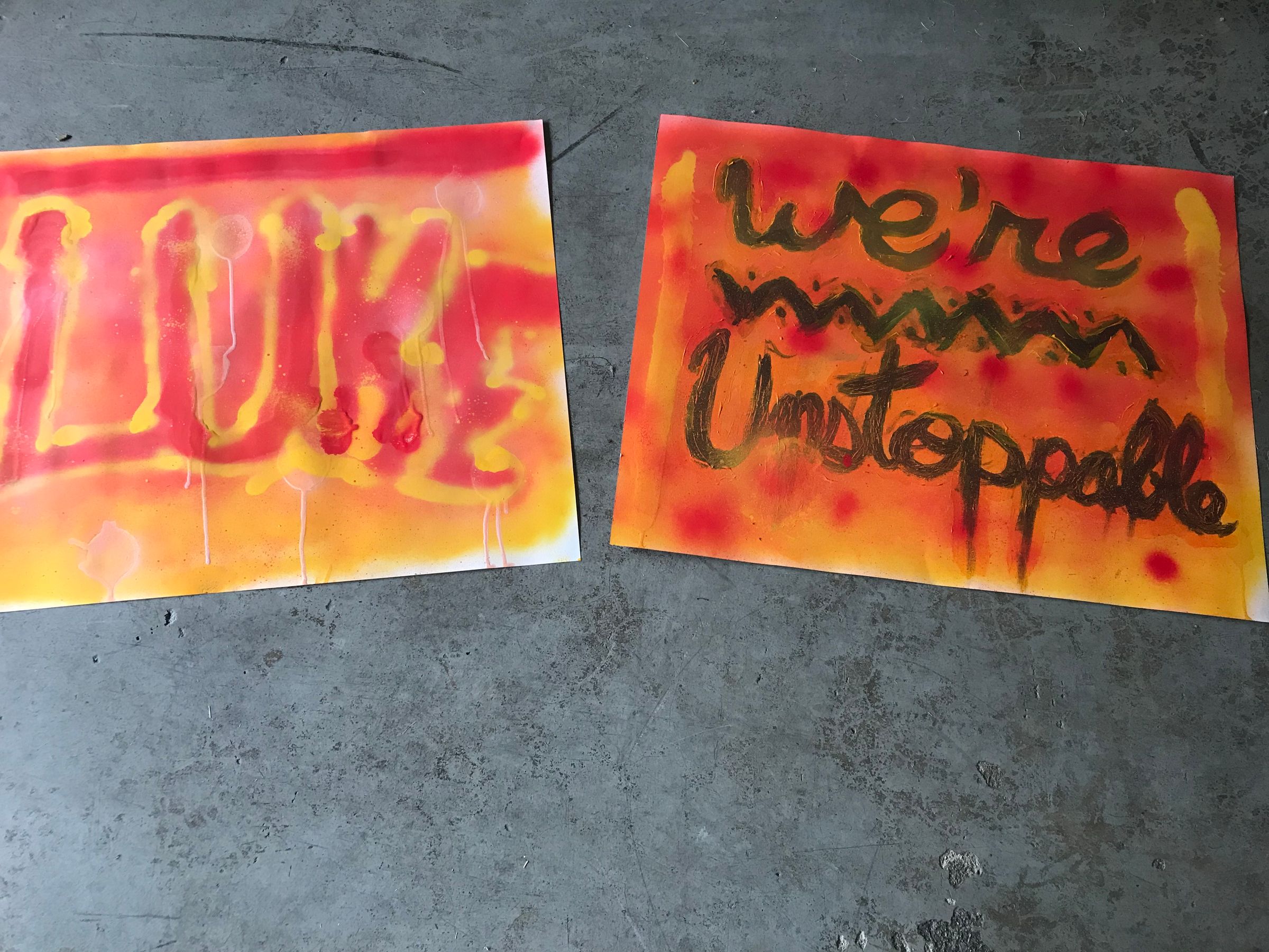 Can You Spray Paint Poster Board