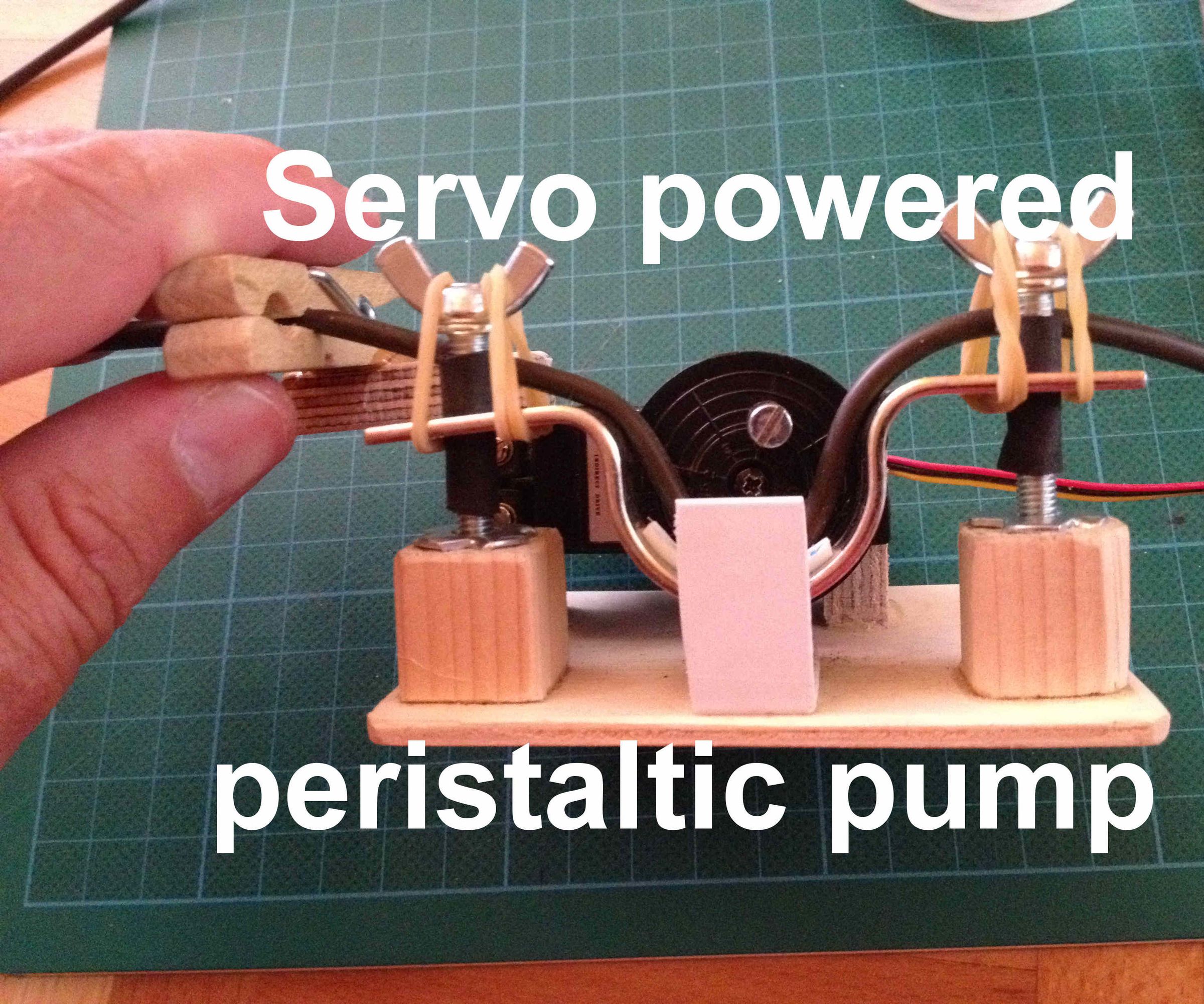 Servo Powered Peristaltic Pump Controlled by Arduino