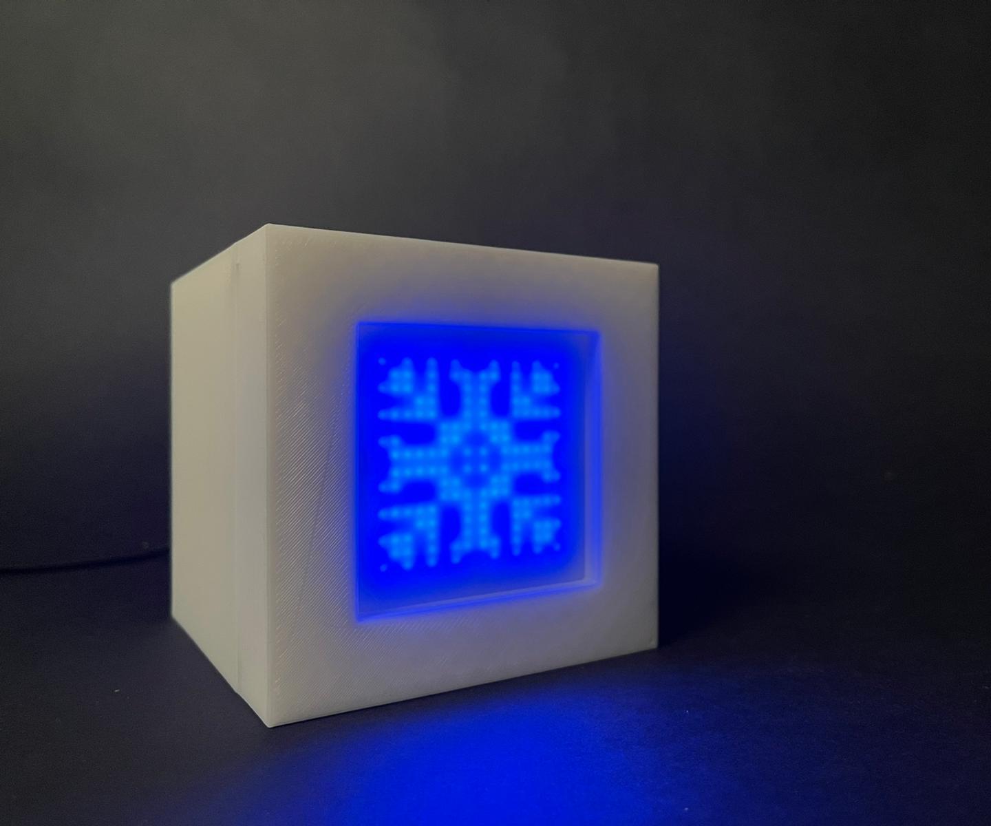 Adafruit Dotstar Matrix Thermostat