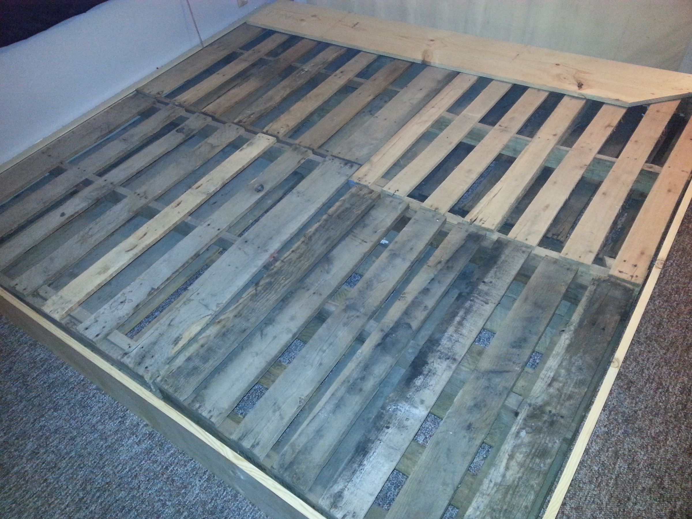 Pallet Bed Frame. 