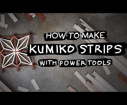 DIY: Milling Kumiko Strips With Power Tools