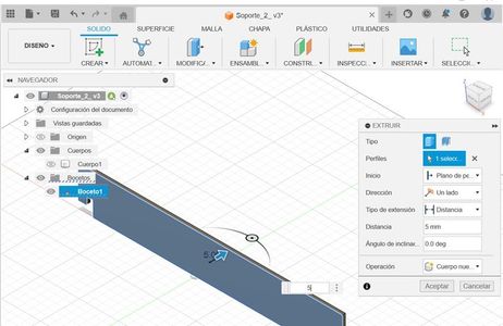 Modelación 3d Para El Soporte 2