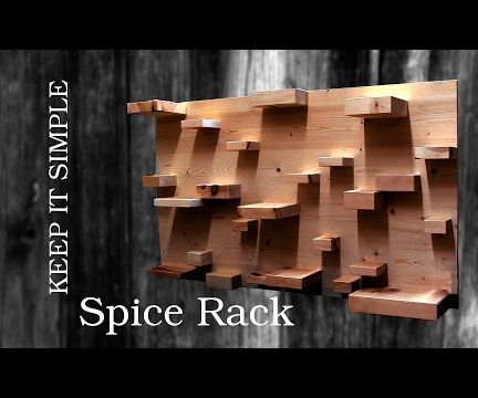 Simple and Cheap Spice Rack